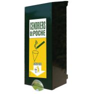 Distributeur extérieur de cendriers depoche Megoclean 200 vert