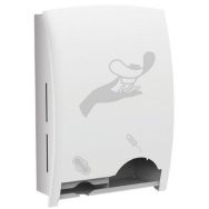 Distributeur hygiène féminine Milady - 2 flux - Blanc