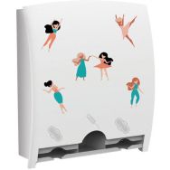 Distributeur hygiène féminine Women 3 flux Milady - Blanc