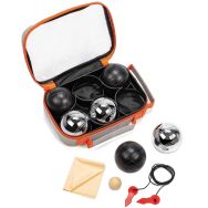 Double-Triplette Petanque K-Ro Team 4 - Boules 720g 3 noires et 3 mat