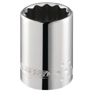 Douille 1/2'' - 12 pans - métriques