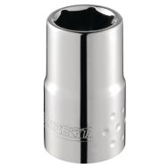 Douille 1/4  - 6 pans - métriques