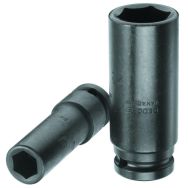Douille impact métrique longue 1/2" 6 pans K19L - Gedore