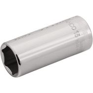 Douille longue 1/4'' 6 pans métrique - Bahco