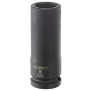 Douille longue Impact 1/2'' - 6 pans - métriques