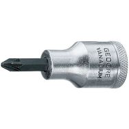 Douille tournevis 1/2" vis Pozidriv IKS19PZD - Gedore