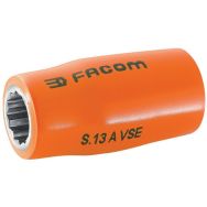 Douilles 1/2'' 12 pans isolées 1000 Volts série VSE