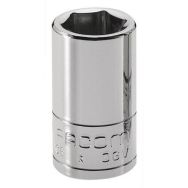 Douilles 1/4'' 6 pans métriques