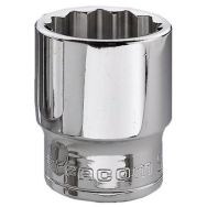 Douilles 3/8'' 12 pans en pouces