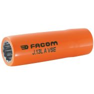 Douilles 3/8'' 12 pans longues isolées 1000 Volts série VSE