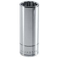 Douilles 3/8'' longues 12 pans en pouces