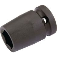 Douilles impact 1/2'' courtes 6 pans en mm _ NS