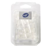 Douilles polycarbonate unies en boite de 6