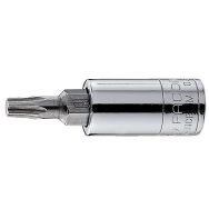 Douilles tournevis 1/4'' pour vis Torx - 3,84 mm - Ref. : RX.20