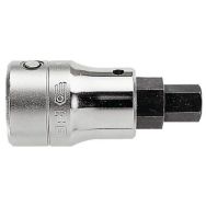 Douilles tournevis 3/4'' pour vis 6 pans creux métriques