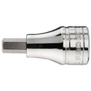 Douilles tournevis 3/8'' pour vis 6 pans creux métriques