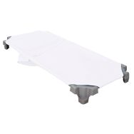 Drap sac de couchage blanc pour couchette maternelle