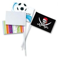 Drapeau à décorer (Lot de 20)
