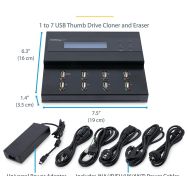 Duplicateur et effaceur autonome de cles USB 1:7 StarTech