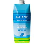 Eau minérale non pétillante - Brique de 0,5 L - Bar-Le-Duc - Lot de 12