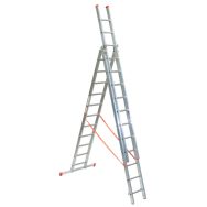 Echelle autostable éco - 3 plans, Hauteur pliée : 3.56 m