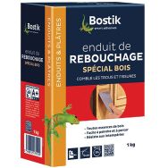Enduit rebouchage bois poudre 1kg
