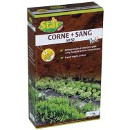Engrais azote corne sang desséché 1kg /nc