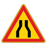 Panneau de signalisation de danger Type AK 3