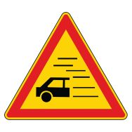 Panneau de signalisation de danger Type AK 32