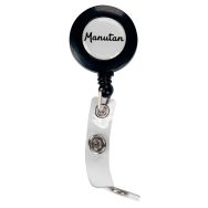 Enrouleur pour badge - Modèle économique - Manutan (Lot de 10)