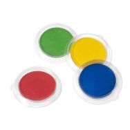 Ensemble 12 tampons encreur couleurs assorties