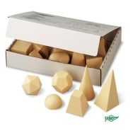 Ensemble 15 figurines géométriques en plastique
