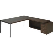 Ensemble bureau-retour à gauche gamme X9 - 192 cm - Quadrifoglio
