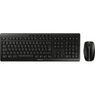 Ensemble clavier souris sans fil rechargeable - Noir -AZERTY
