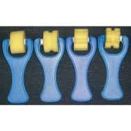 Ensemble de 4 rouleaux à peindre créatifs 25 mm