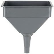 Entonnoir en PE, gris, PE-280 mm x 190 mm-4 L