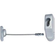 Entrebâilleur de fenêtre Cabl'air, Finition : Gris alu