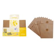 Enveloppe fermeture japonaise - coloris kraft