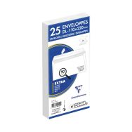 Enveloppes extra blanc DL 90g - Clairefontaine