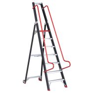 Escabeau d'entrepôt mobile TAURUS 7 marches