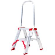 Escabeau garde-corps fixe Solide Eco Professional double - 2-5 marches