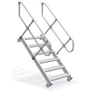 Escalier main cour. 45° H. 2700mm l. marche 1000mm_05901213