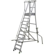 Escalier mobile 11 marches hauteur de travail 4,2m