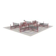 Espace multisports Pitch'One R9M à 9 aires - 22,10 x 18 m