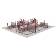 Espace multisports Pitch'One R9S à 9 aires - 14,90 x 14,40 m