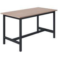 Etabi PTH simple plateau Multiplis Hêtre 24mm L1500 pieds RAL 7016 Anthracite