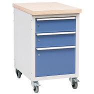 Établi mobile Modul - 3 tiroirs