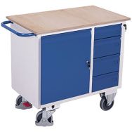 Etabli mobile avec 4 tiroirs