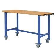 Etabli mobile multiplex 200 x 70 x 98 cm bleu pigeon