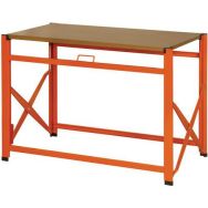 Établi portable plateau orange 1200x510x840mm